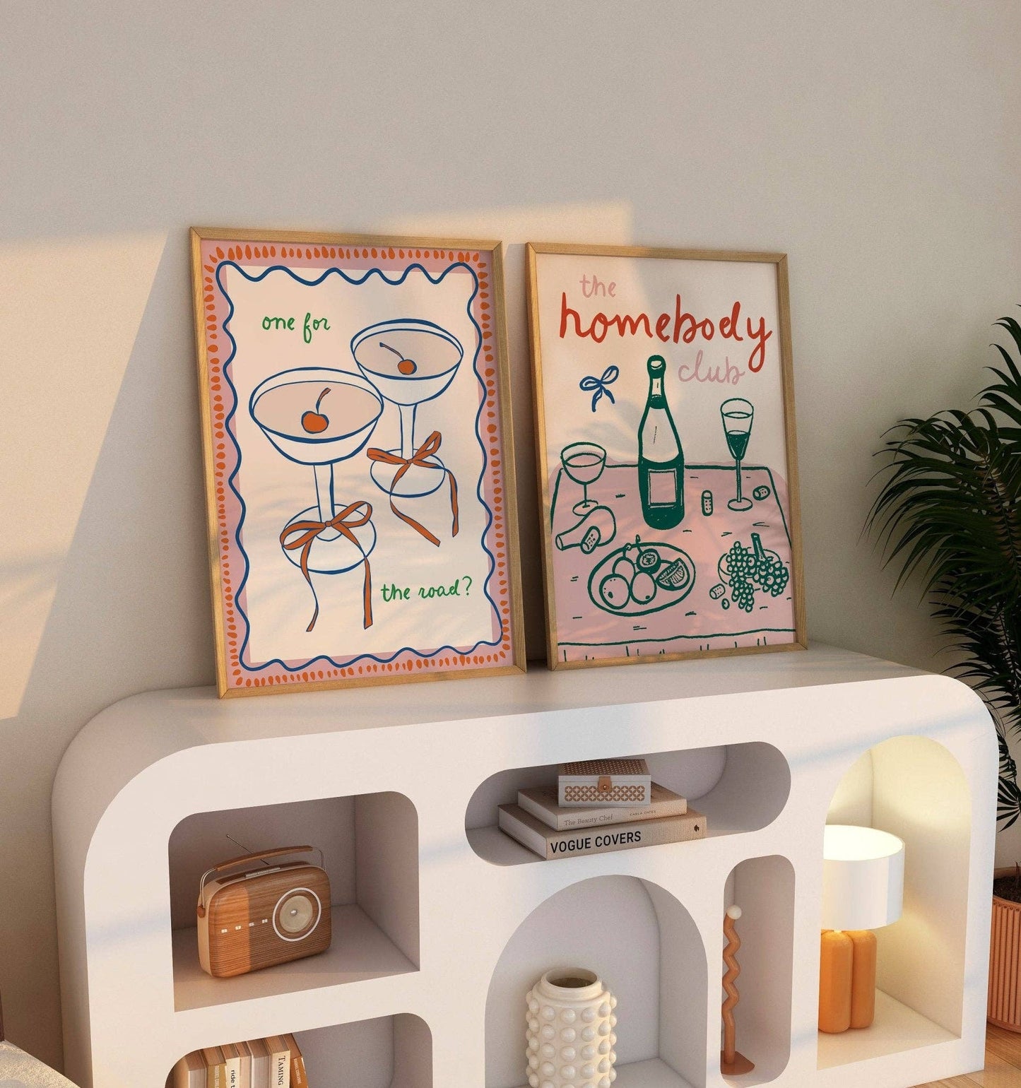 One For The Road Kitchen Aesthetic Print: A4