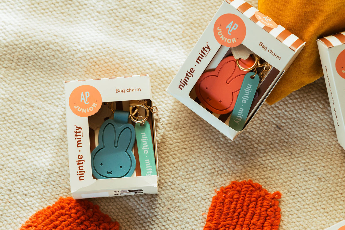 AP Junior Miffy Aquamarine Bag Charm - 13 x 9 x 0.5 cm