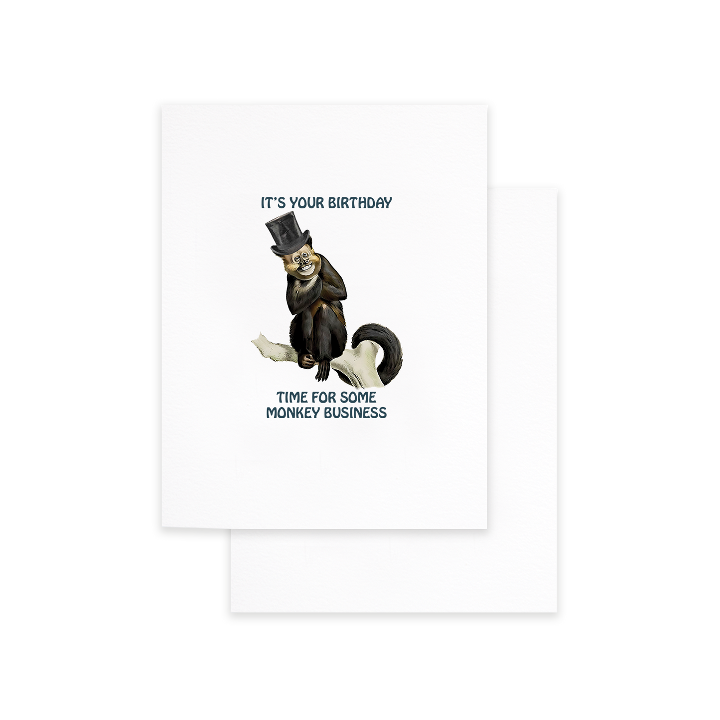 Monkey Business Greeting Card