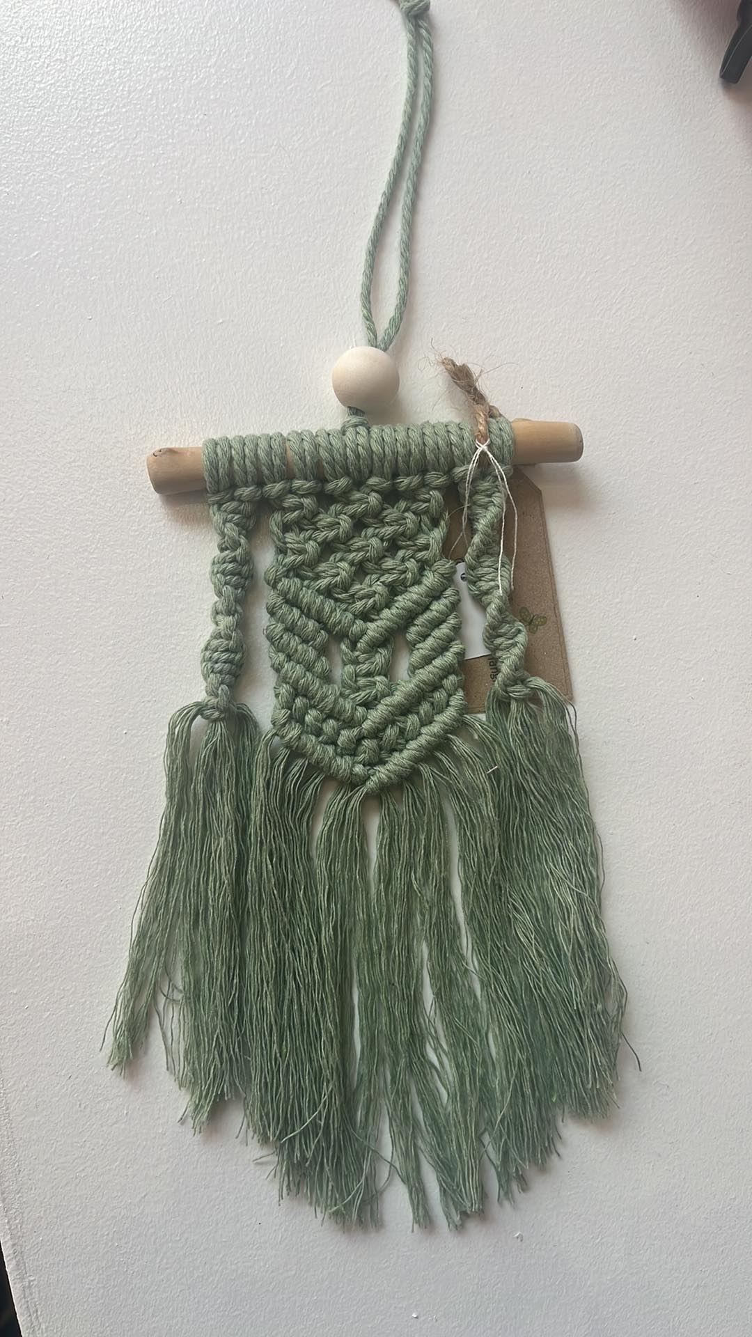 Mini Macrame Wall Hanging - 18cm