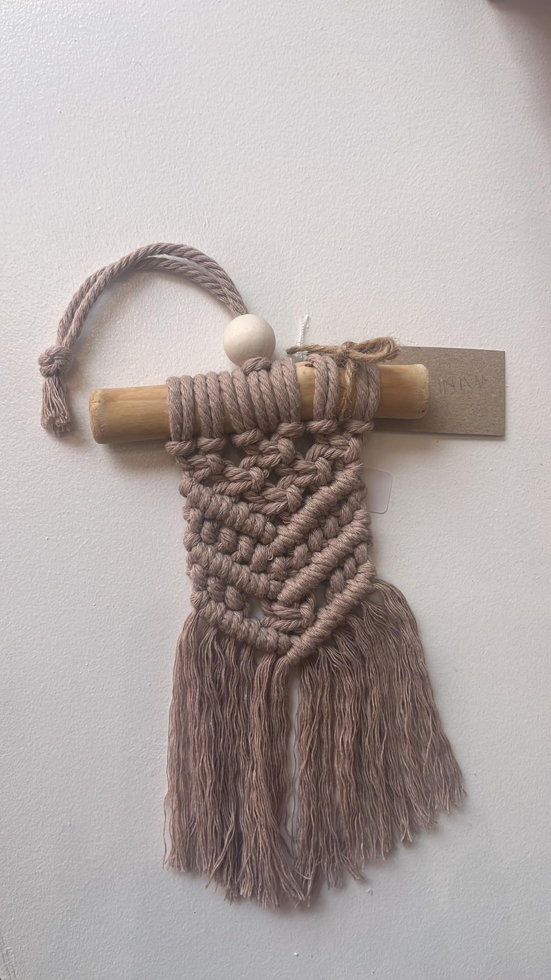 Mini Macrame Wall Hanging - 18cm