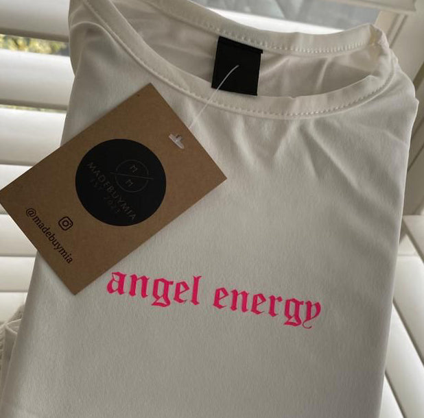 Cropped Slogan T-Shirt