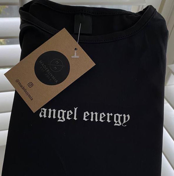Cropped Slogan T-Shirt