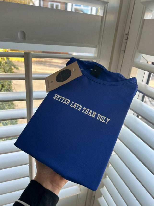 Cropped Slogan T-Shirt