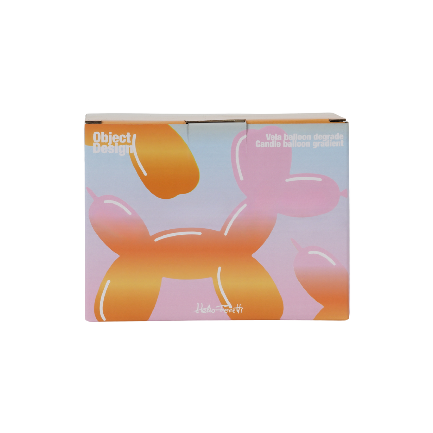 Helio Ferretti Balloon Dog Candle - Ombre Sunset