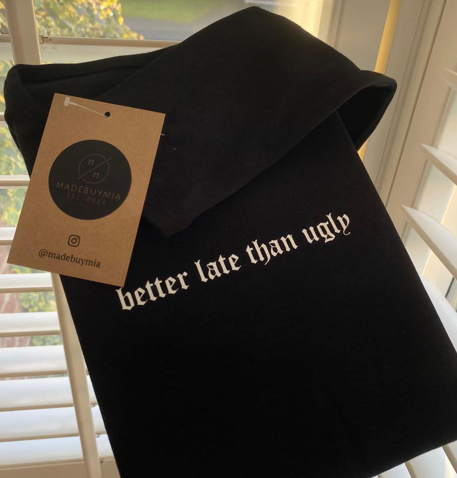 Cropped Slogan T-Shirt