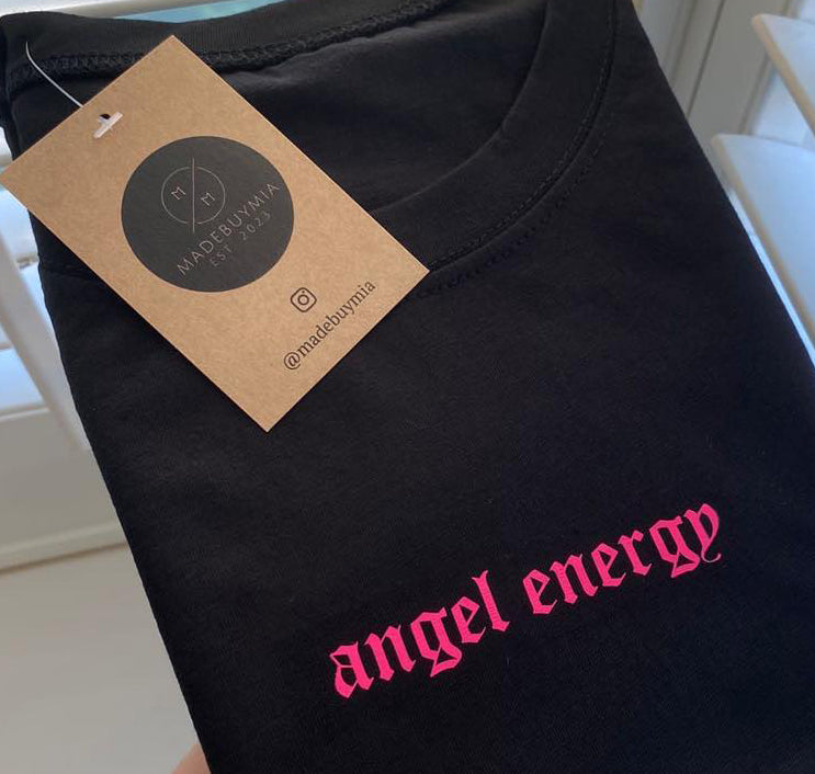 Cropped Slogan T-Shirt