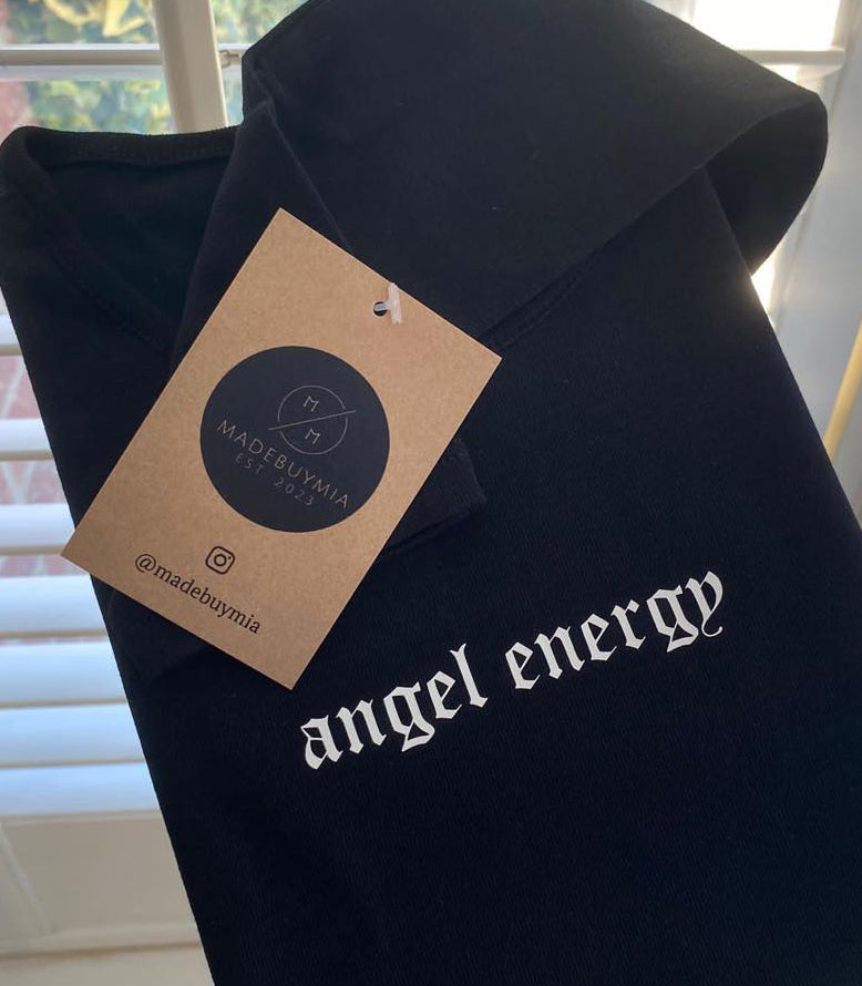 Cropped Slogan T-Shirt