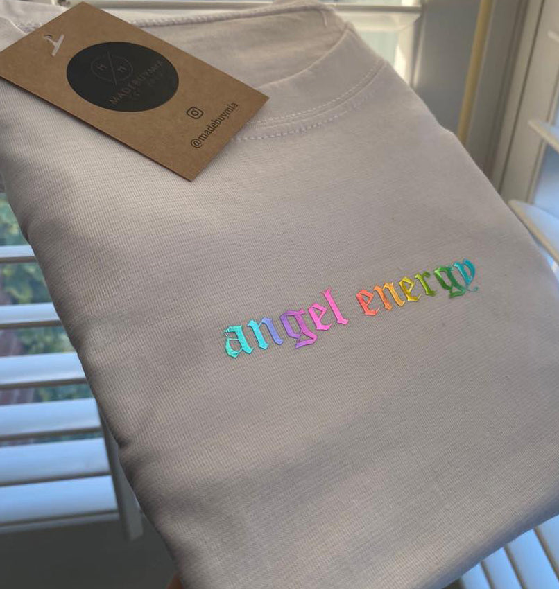 Cropped Slogan T-Shirt