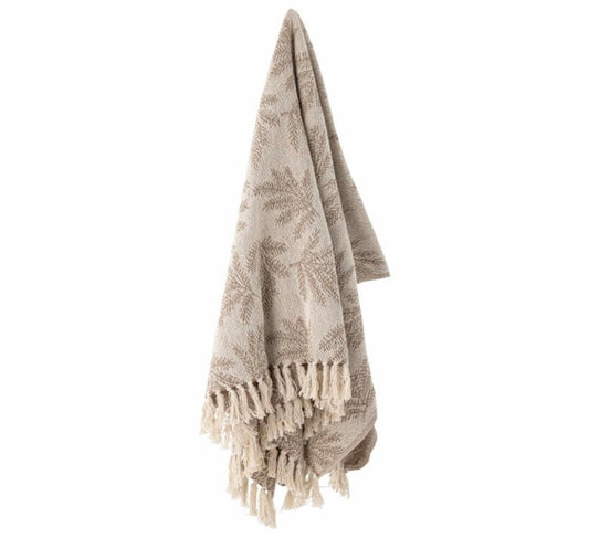 Gabriela Brown Recycled Cotton Throw