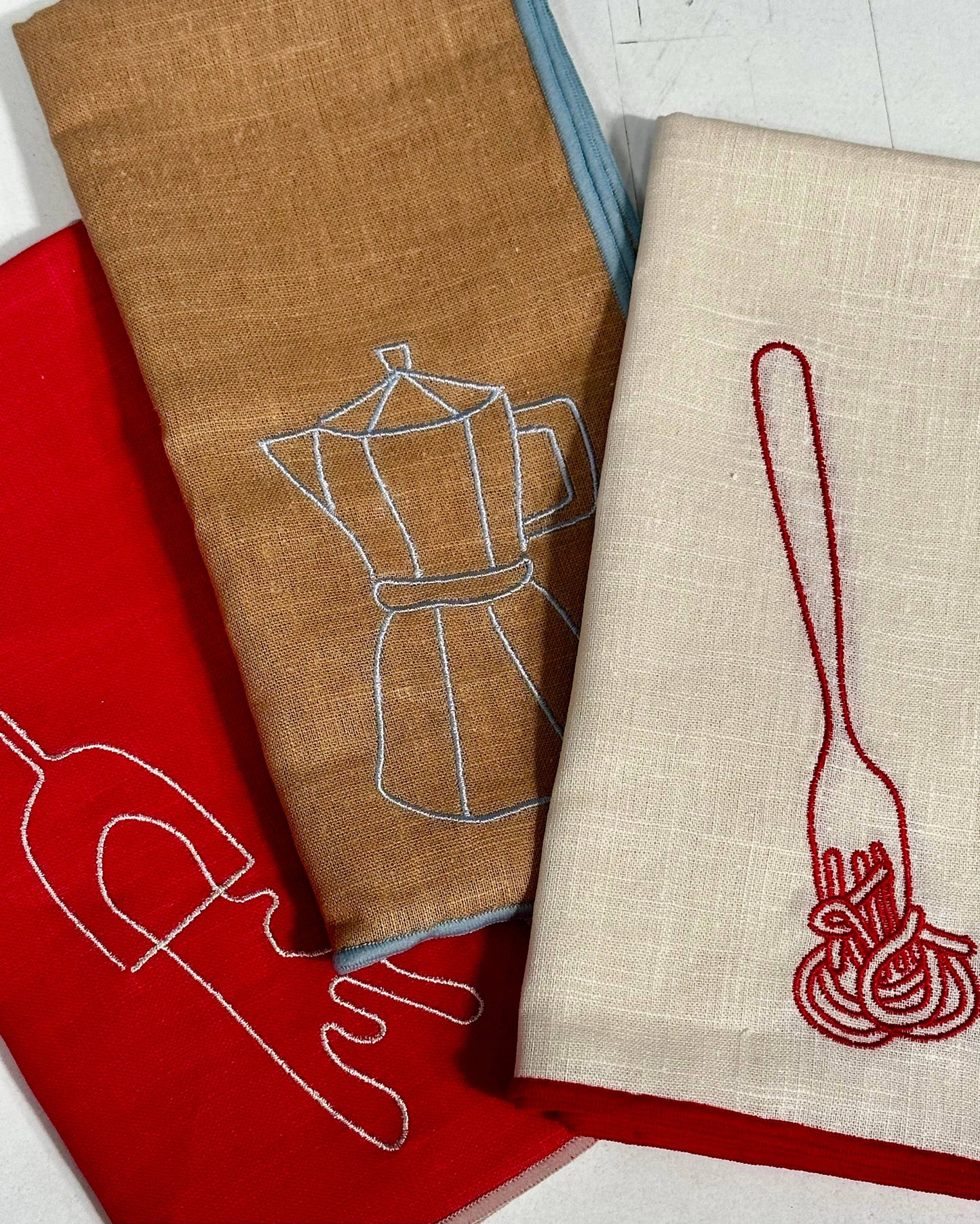 Linen Blend Napkins - Cafetiere (Set of 2)