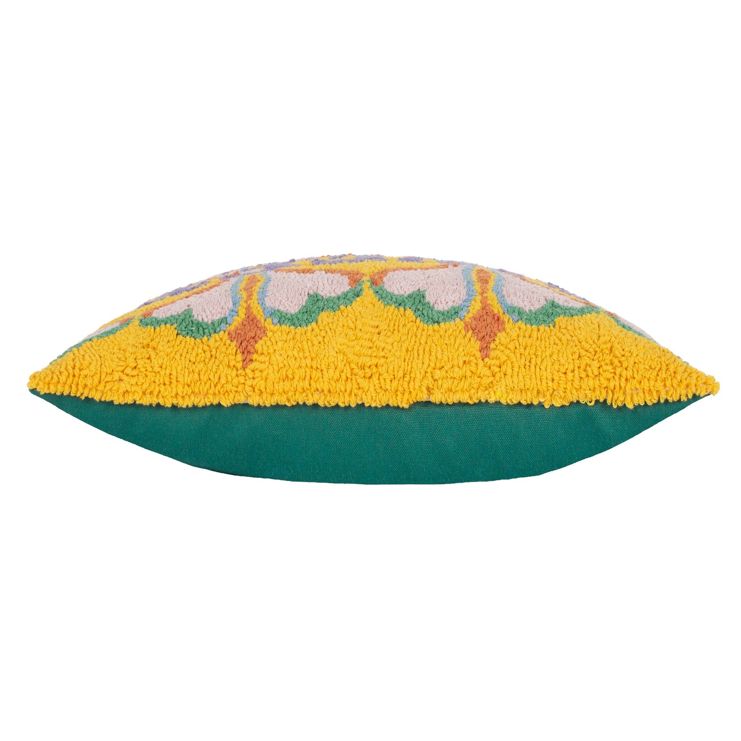 Sweet Knitted Cushion Yellow/Pink: Yellow/Pink / Polyester Filled / 30 x 50cm