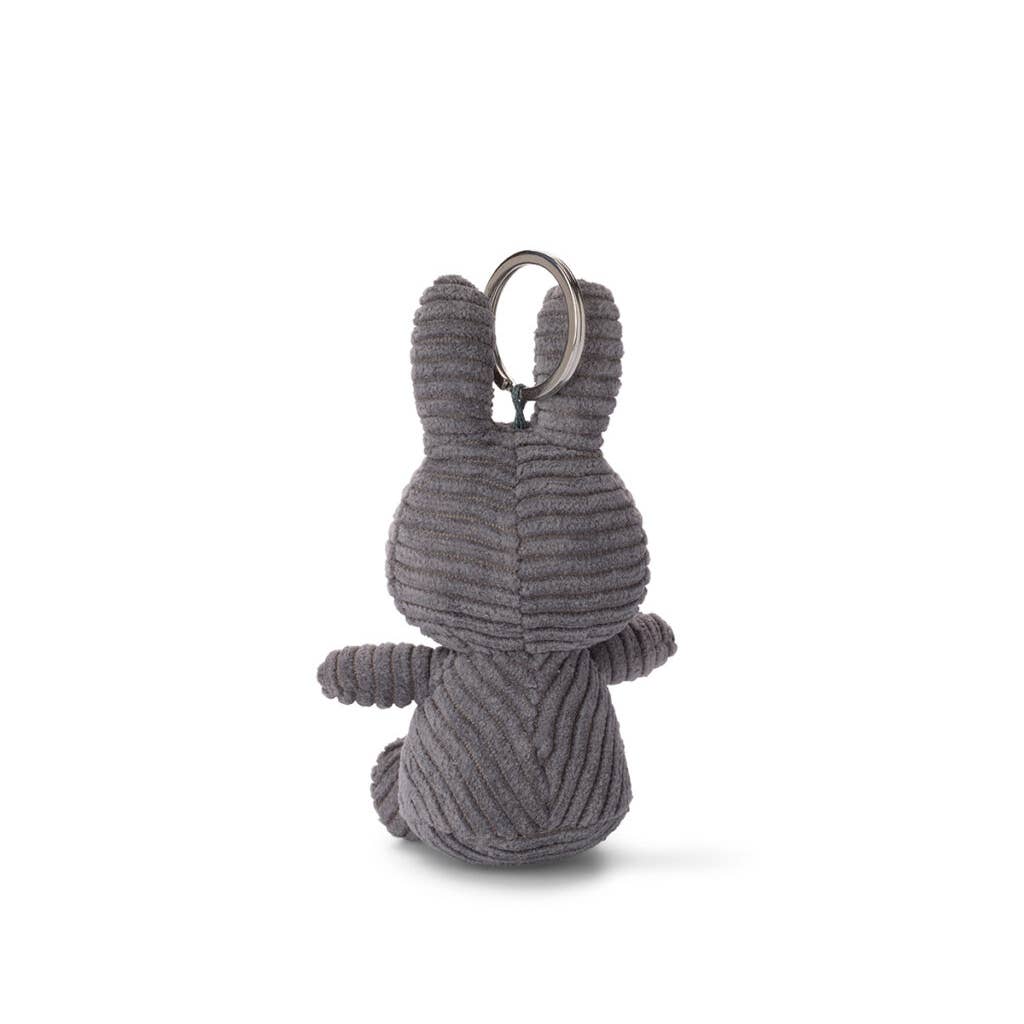 Miffy Keyring Corduroy Grey 10cm