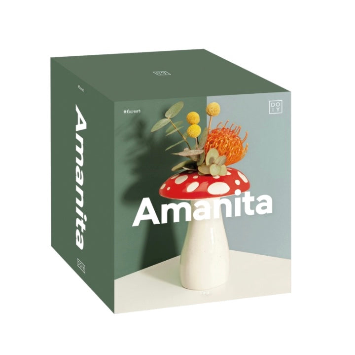 Amanita Mushroom Vase