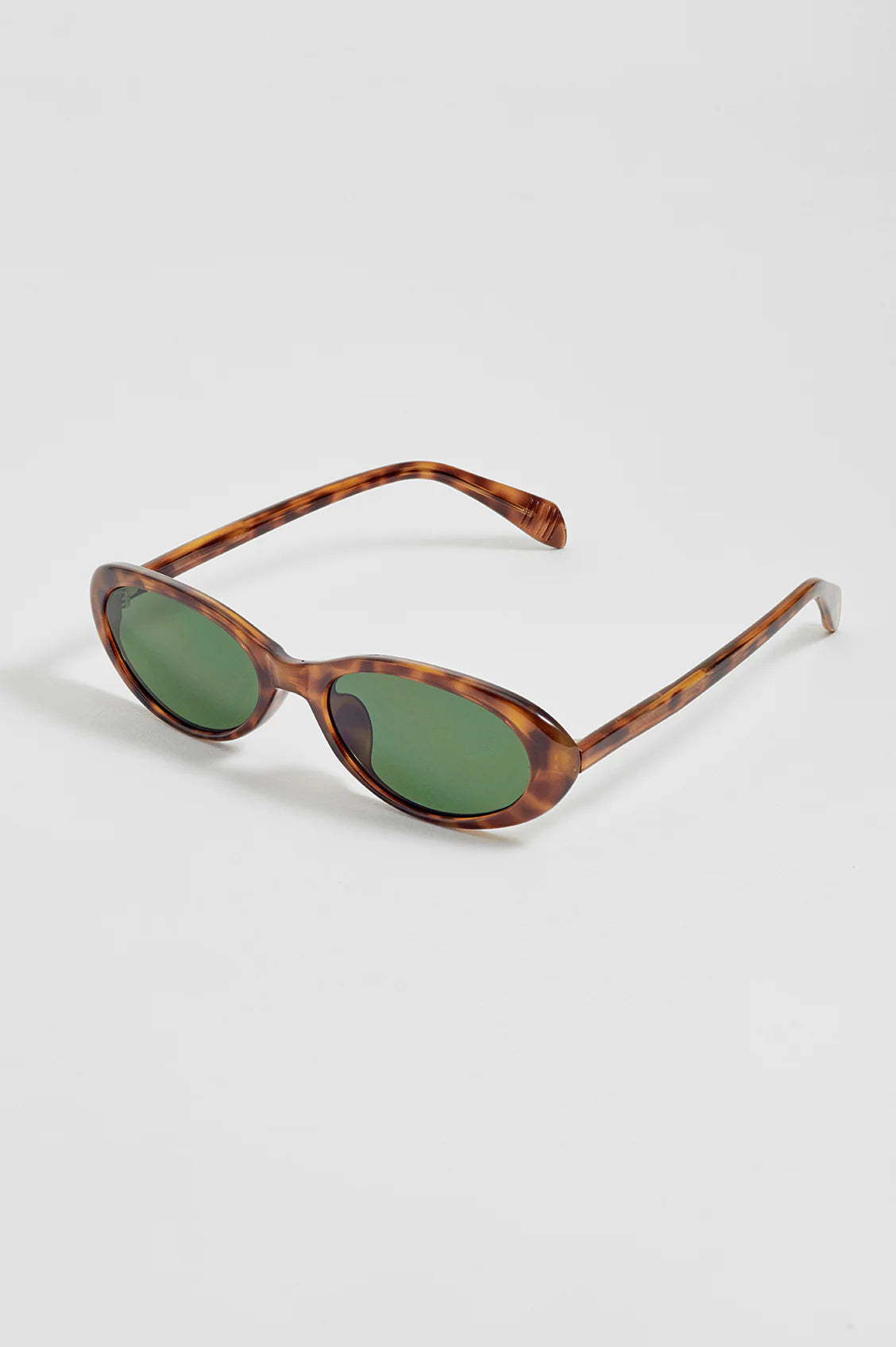 Estella Bartlett Brown Tortoise Barcelona Oval Sunglasses
