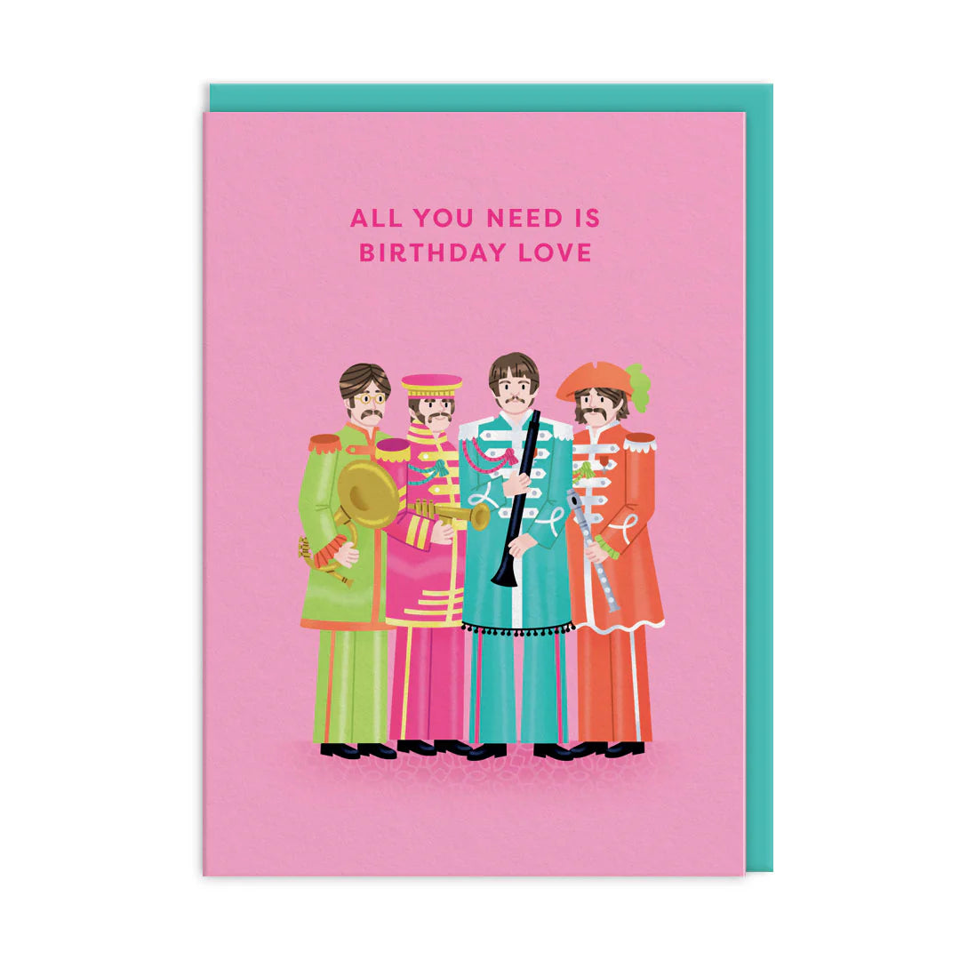 The Beatles Birthday Card