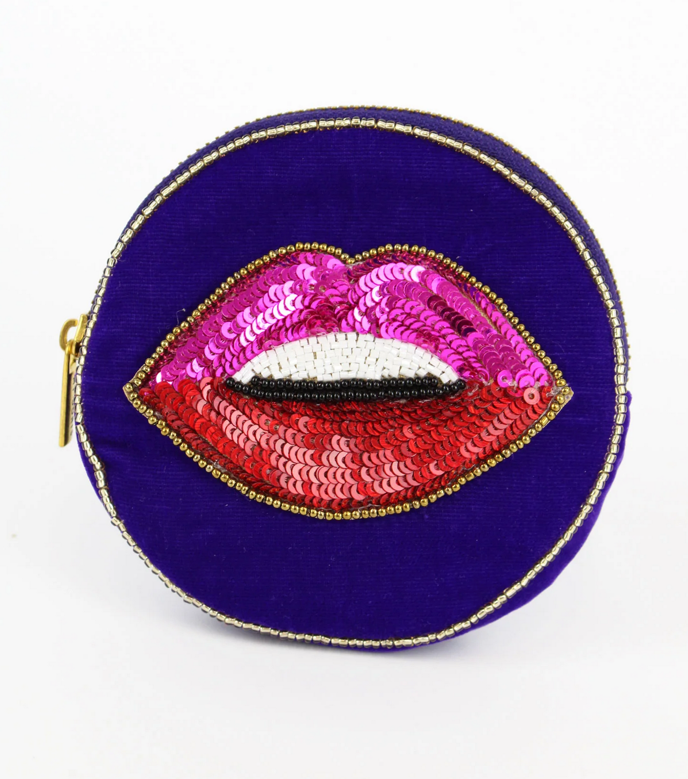 Lips Round Coin Purse