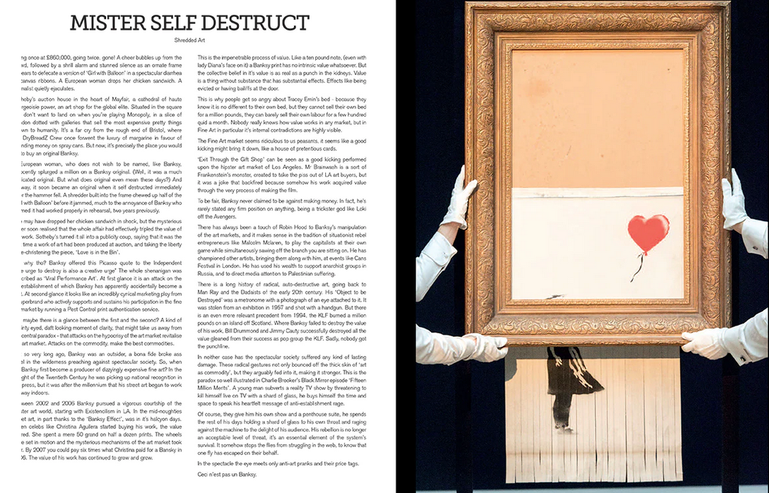 BANKSY You Are An Acceptable Level Of Threat