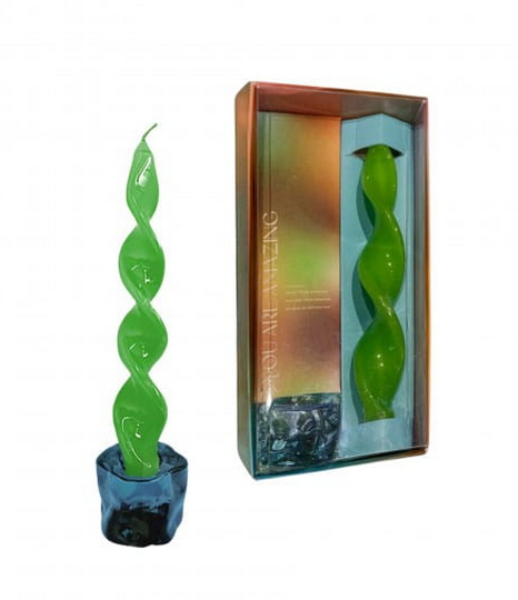 You Are Amazing Swirl Candle & Holder