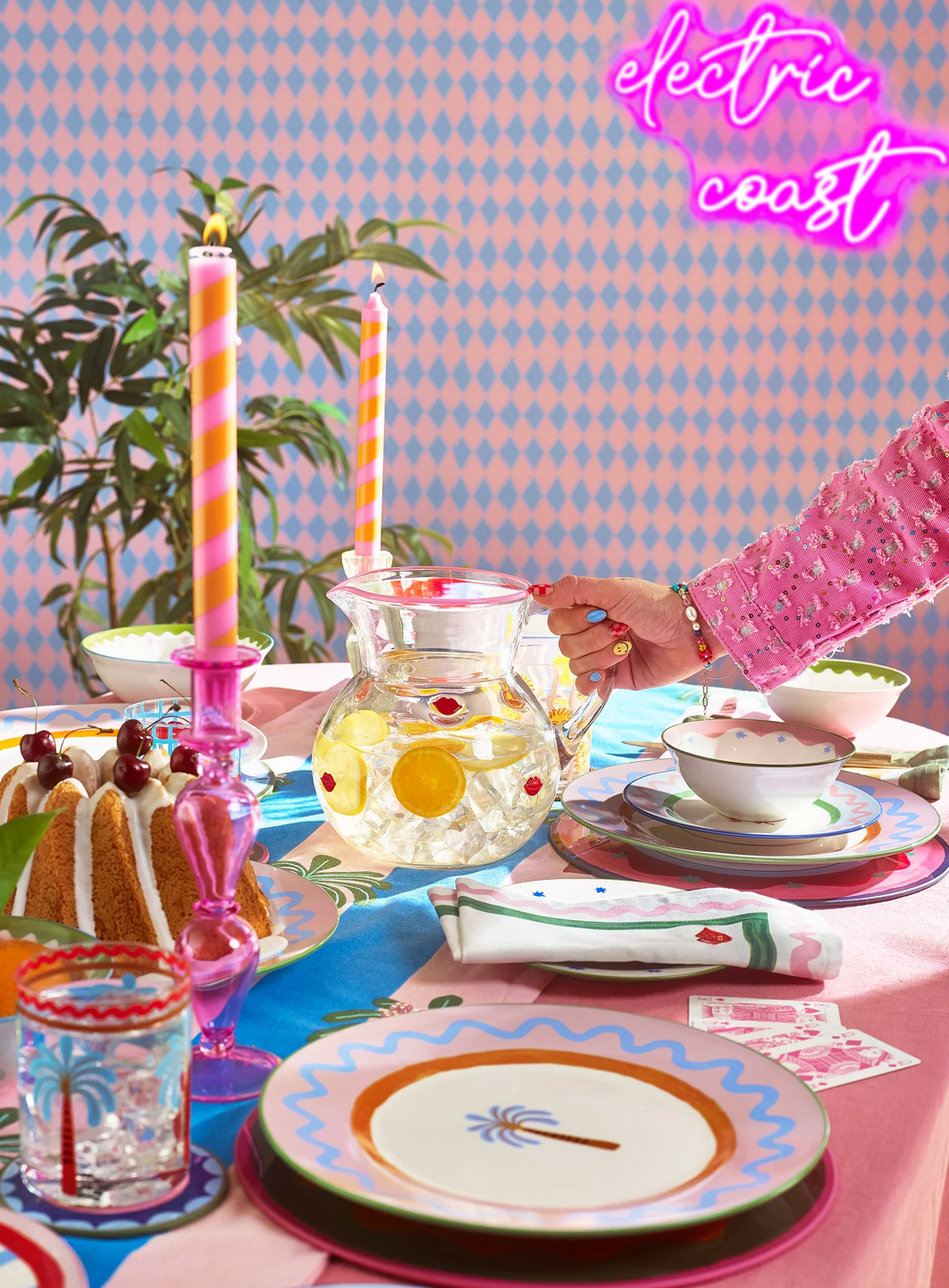 Eleanor Bowmer Lips Glass Jug