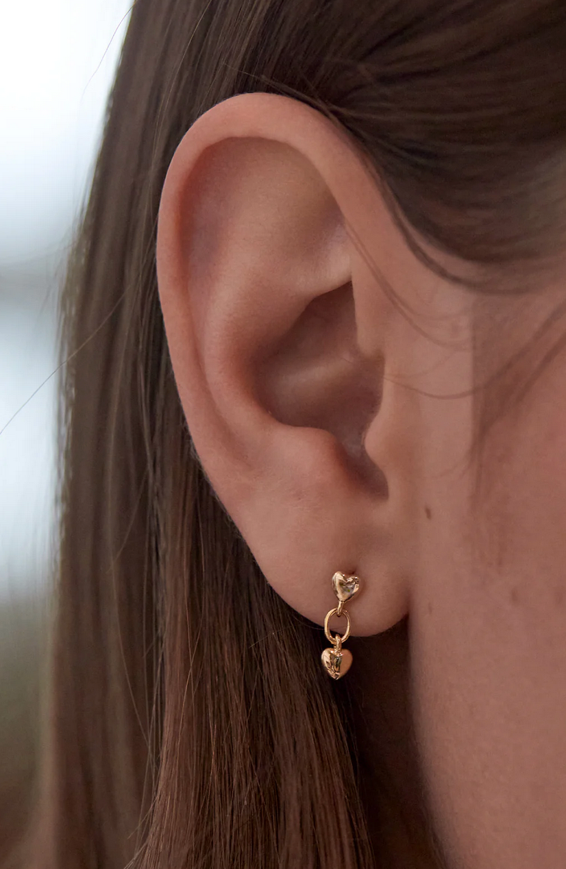 Estella Bartlett Linked Heart Earrings