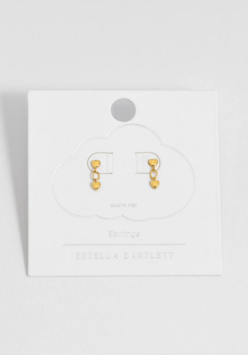 Estella Bartlett Linked Heart Earrings