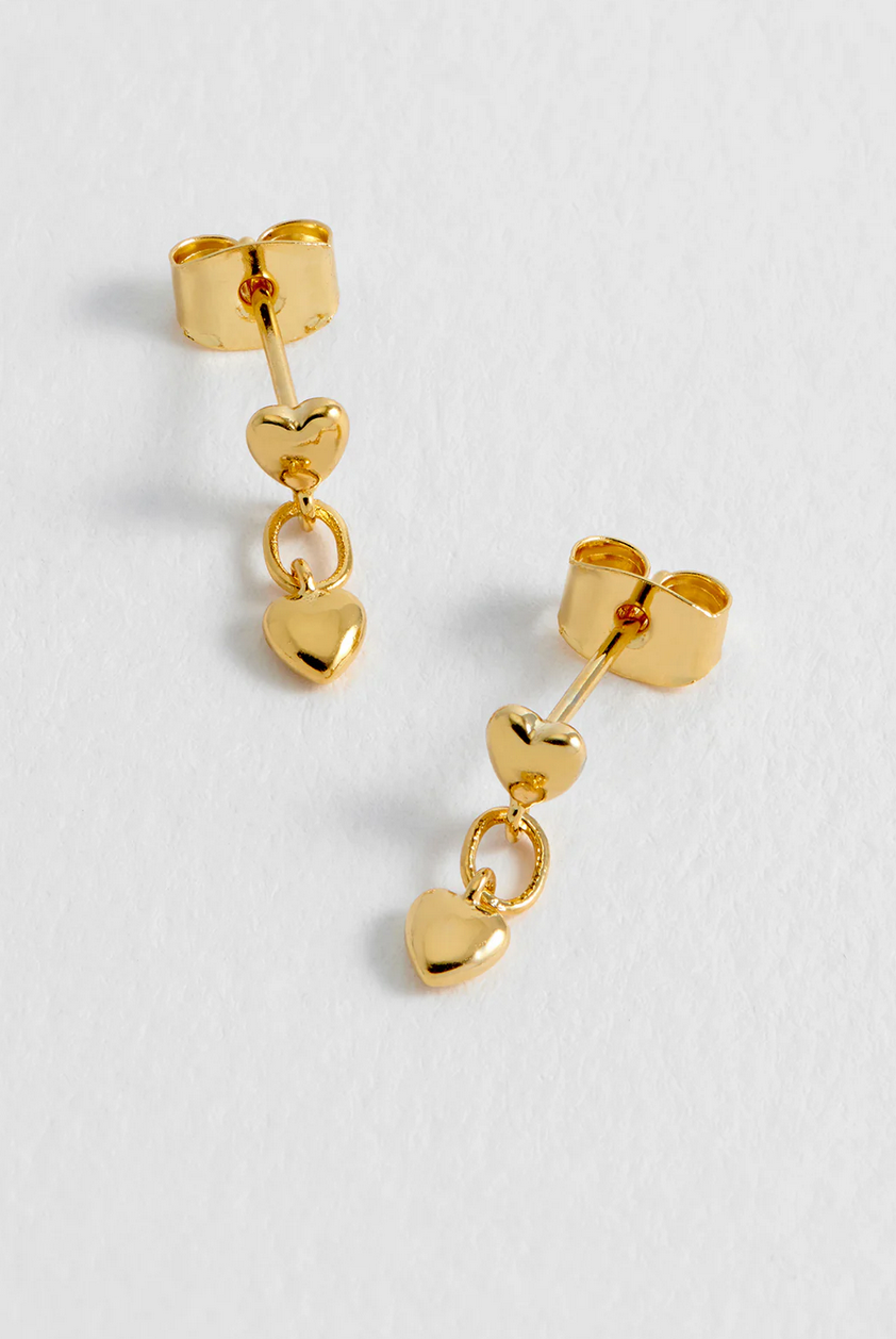 Estella Bartlett Linked Heart Earrings