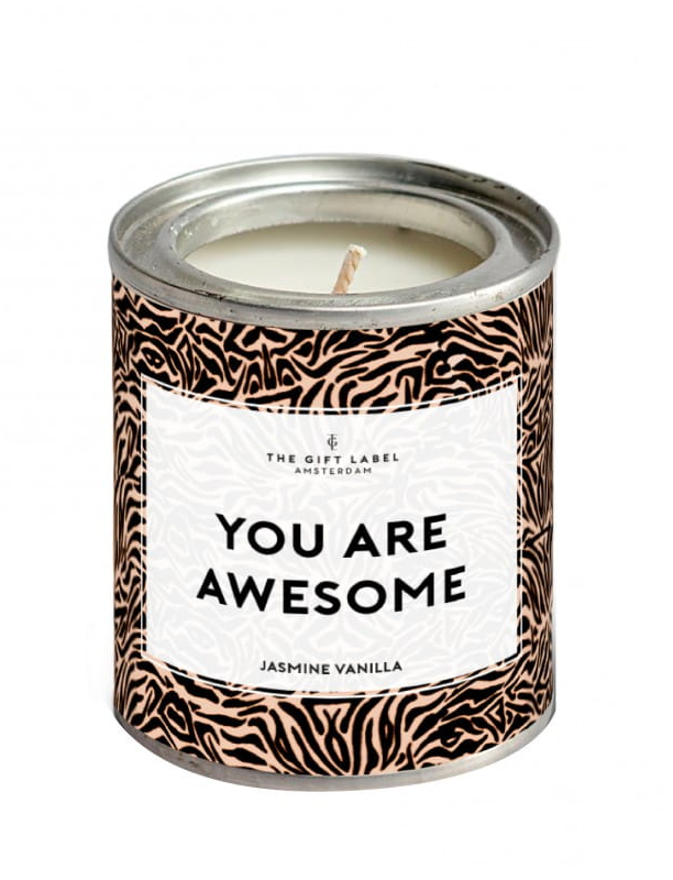 You Are Awesome Candle, Jasmine & Vanilla - 90g