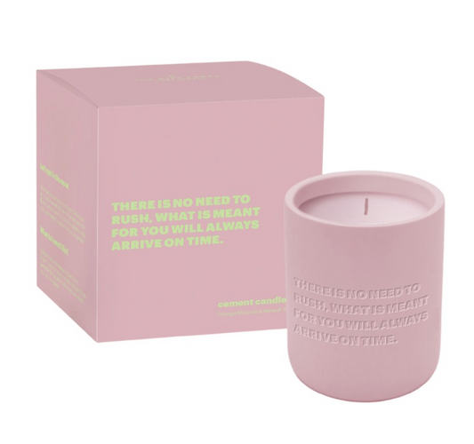 Cement Candle - No Need To Rush 170g
