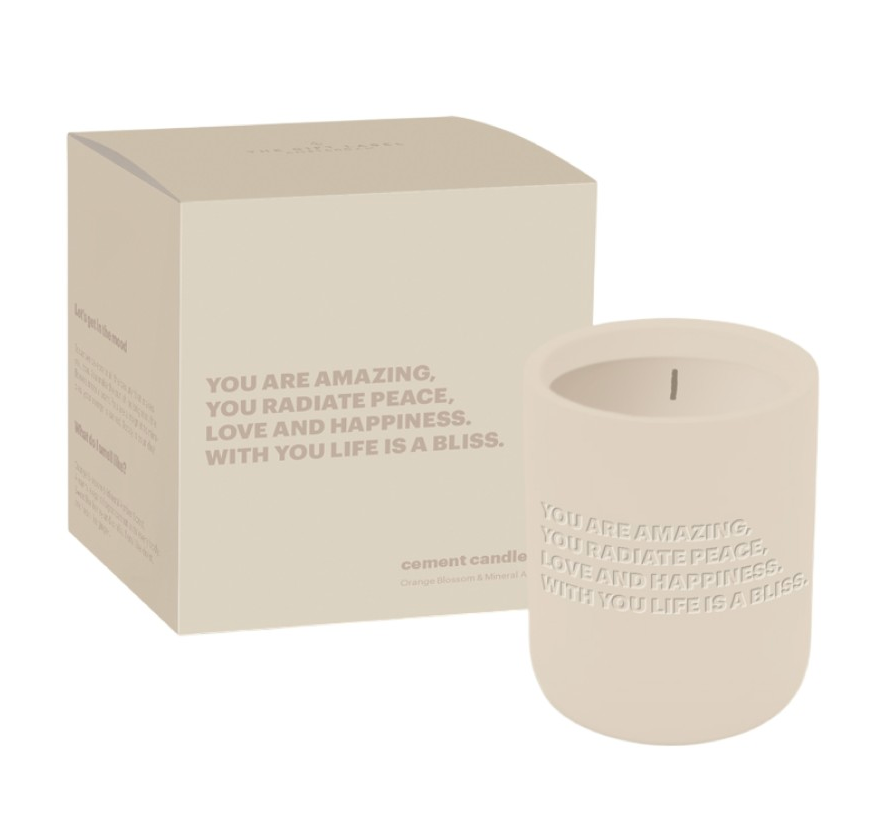 Cement Candle - You Are Amazing 170g