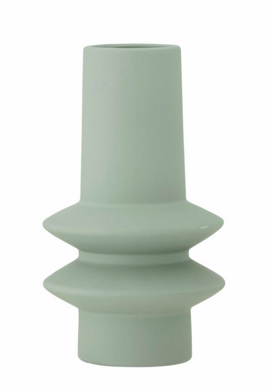 Isolde Green Stoneware Vase (large)