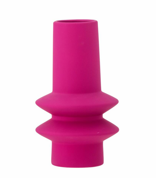 Isolde Pink Stoneware Vase (large)