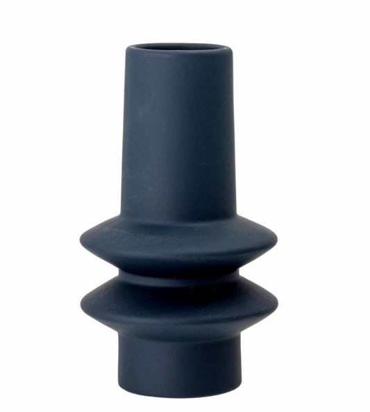 Isolde Blue Stoneware Vase (large)