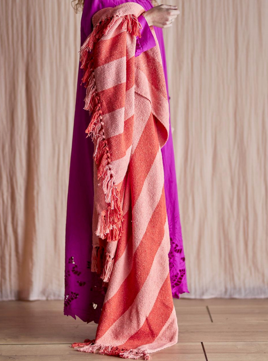 Frello Orange Recycled Cotton Throw