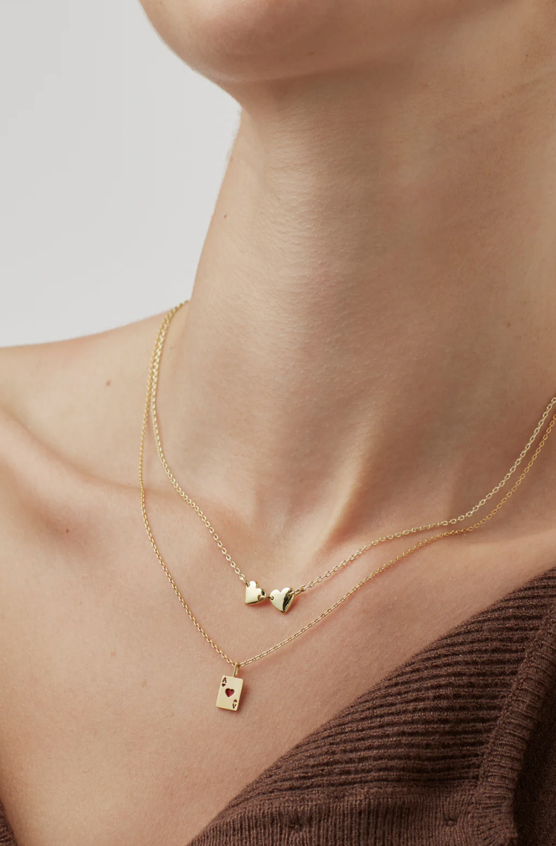 Estella Bartlett Ace of Hearts Necklace