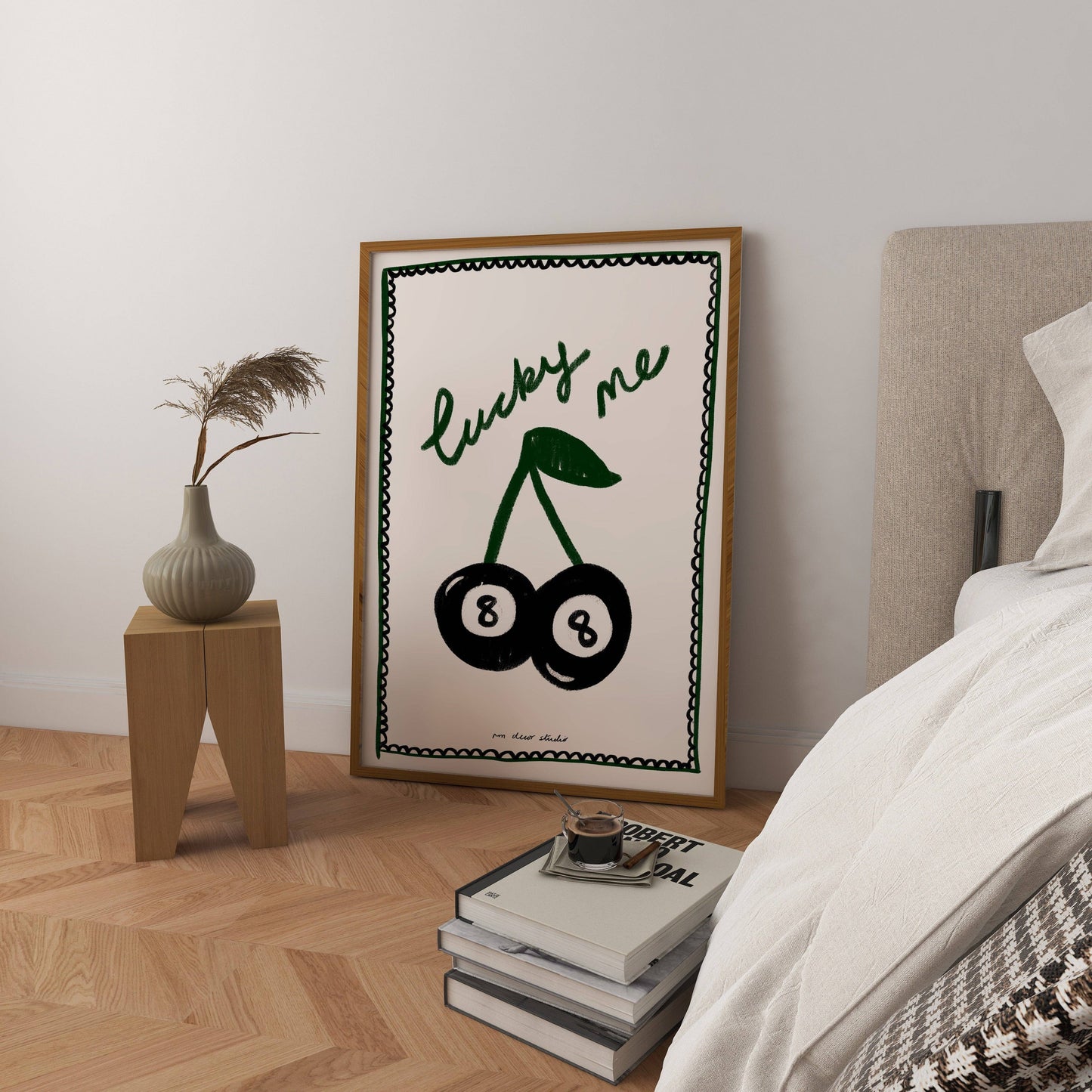 Lucky Me 8 Ball Print: A3