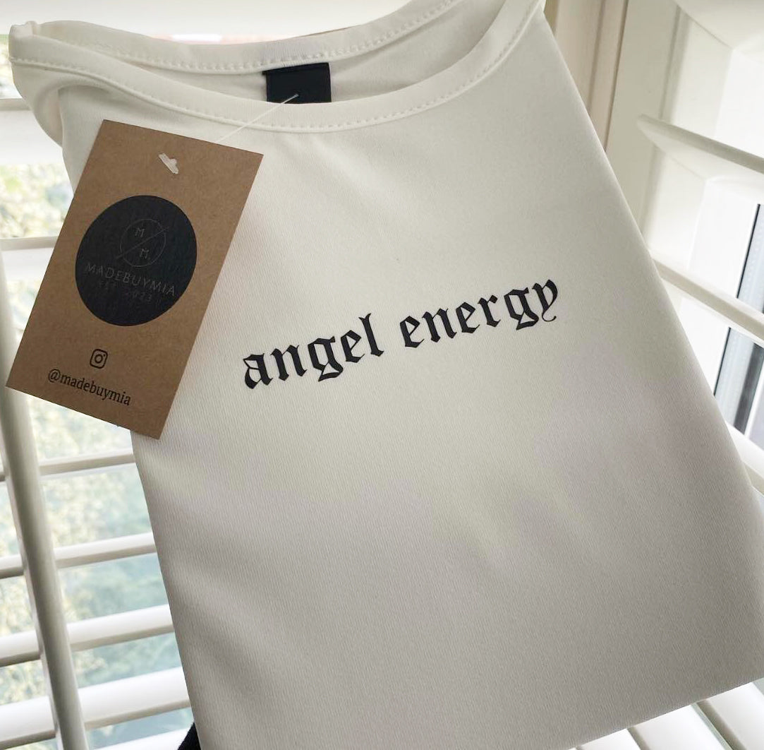 Cropped Slogan T-Shirt