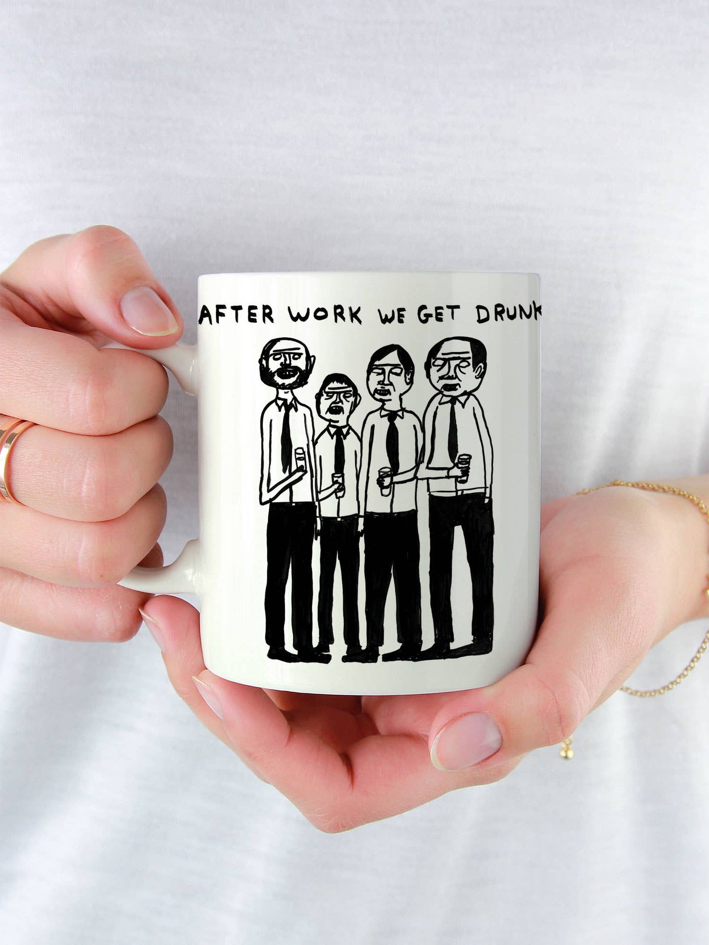 David Shrigley Mug After Work Get Drunk