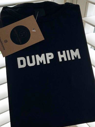 Cropped Slogan T-Shirt