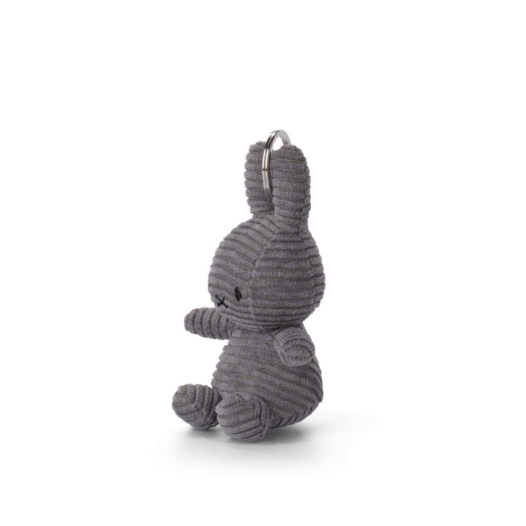 Miffy Keyring Corduroy Grey 10cm