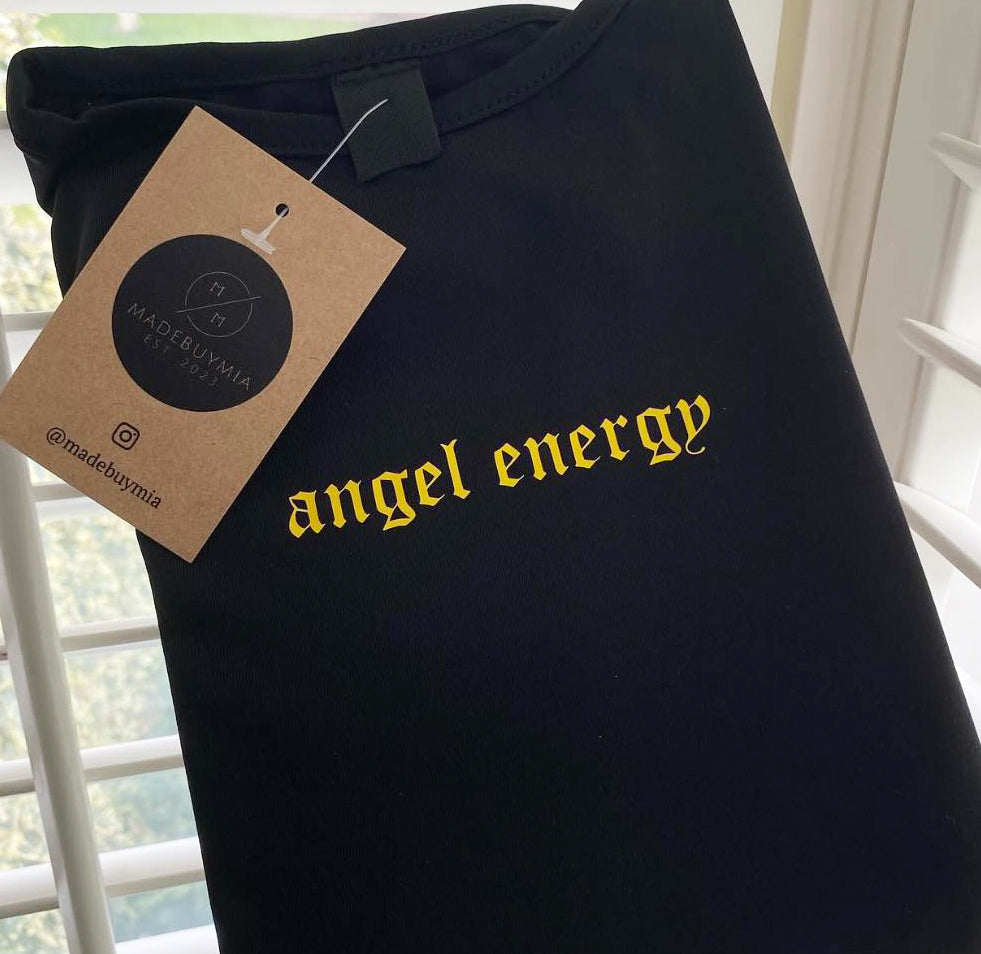 Cropped Slogan T-Shirt