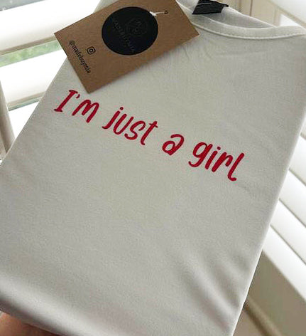Cropped Slogan T-Shirt