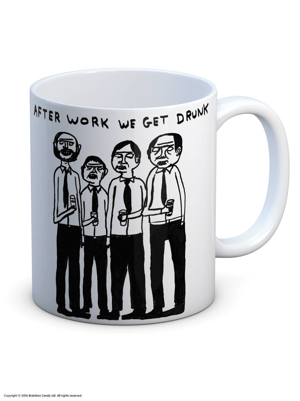 David Shrigley Mug After Work Get Drunk