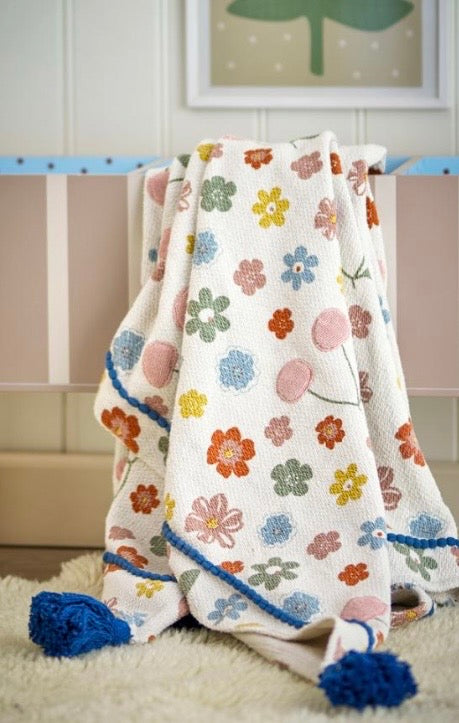 Cherry Throw Recycled Cotton