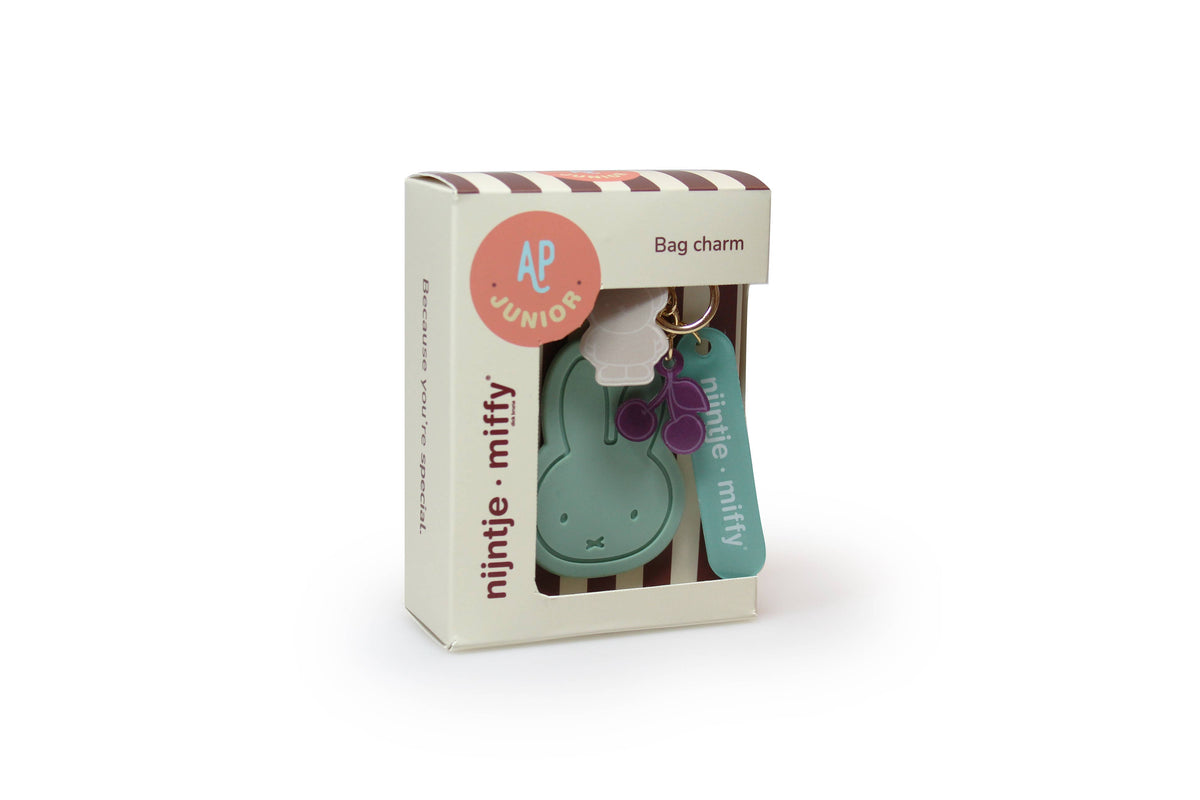 AP Junior Miffy Mint Bag Charm - 13 x 9 x 0.5 cm