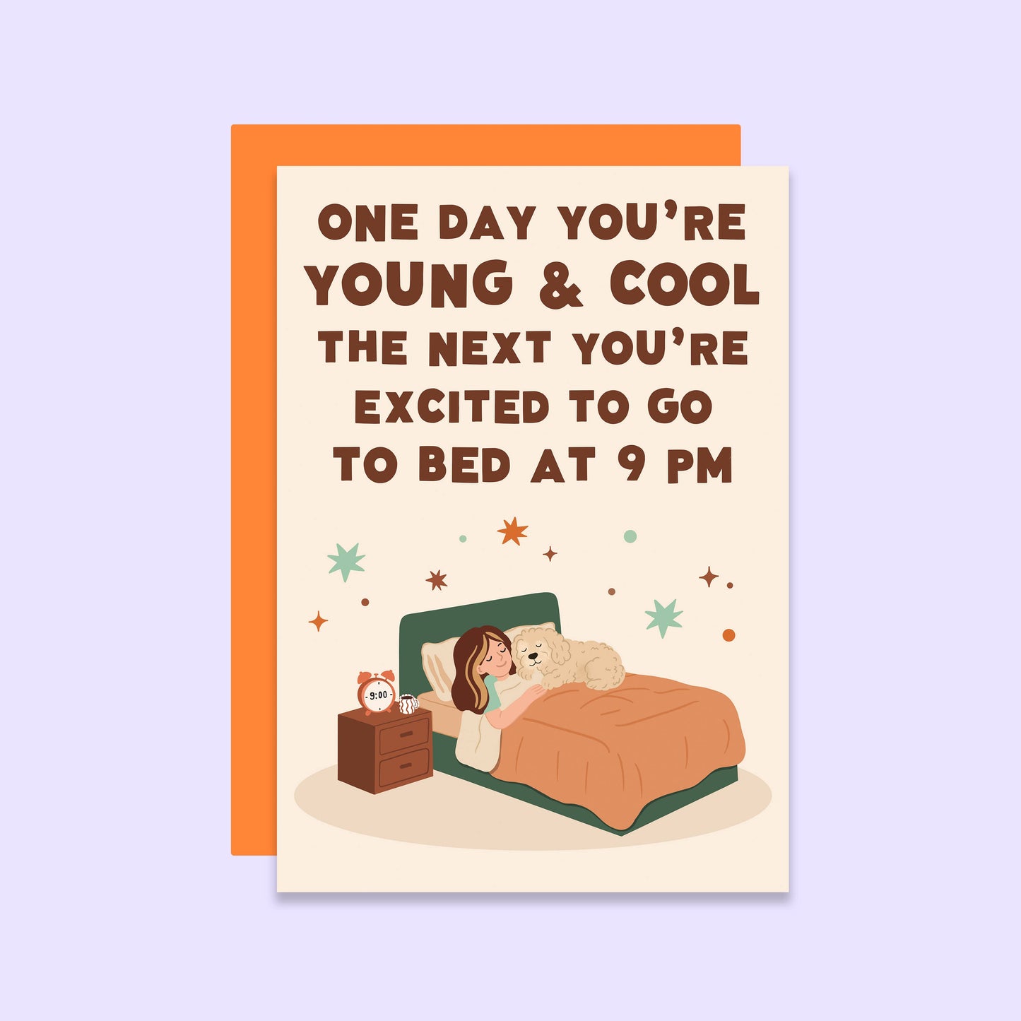 Early Bedtime Funny Birthday Card