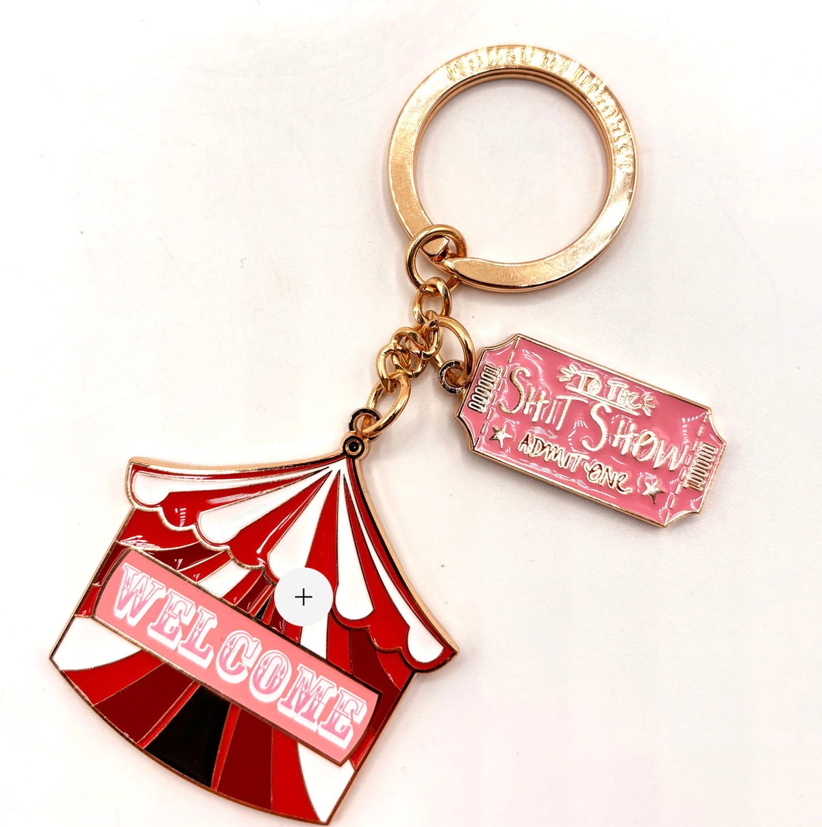 House of Disaster Enamel Keyring