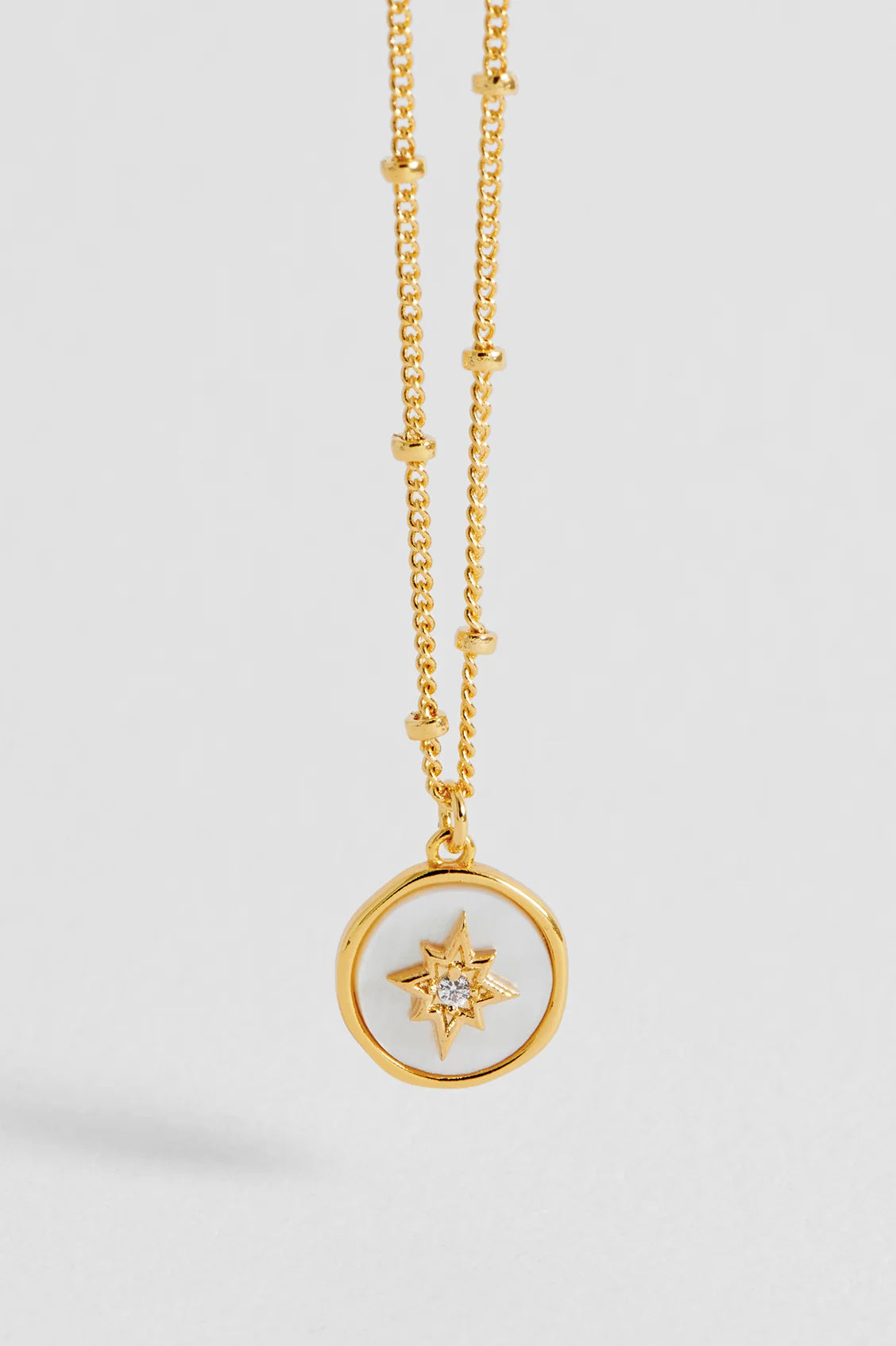 Estella Bartlett North Star Coin Necklace