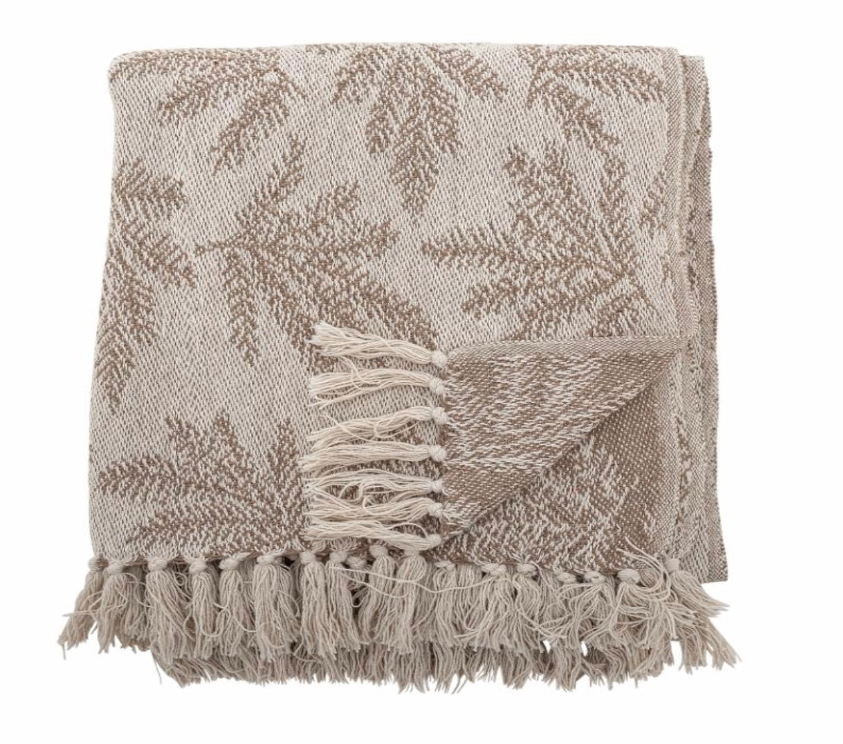 Gabriela Brown Recycled Cotton Throw