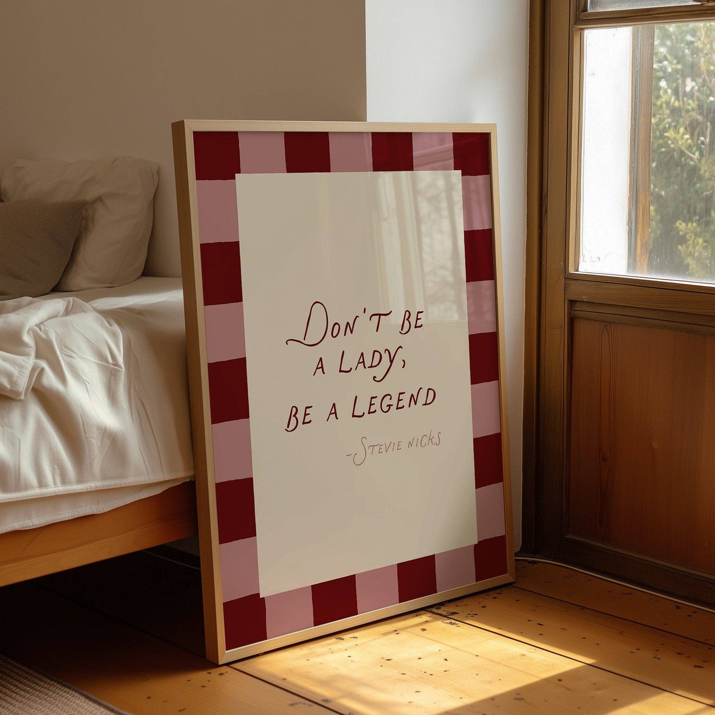 Don't Be A Lady, Be A Legend Print: A3